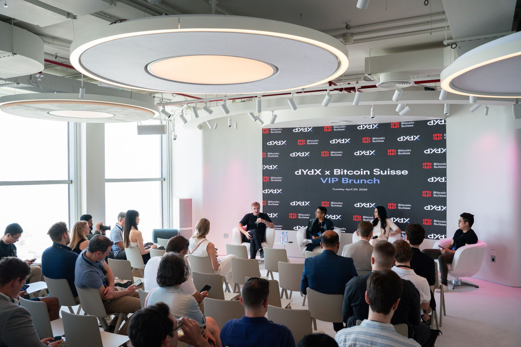 Uwe Cerron Consensus side event dinner — Traders Guild institutional crypto networking